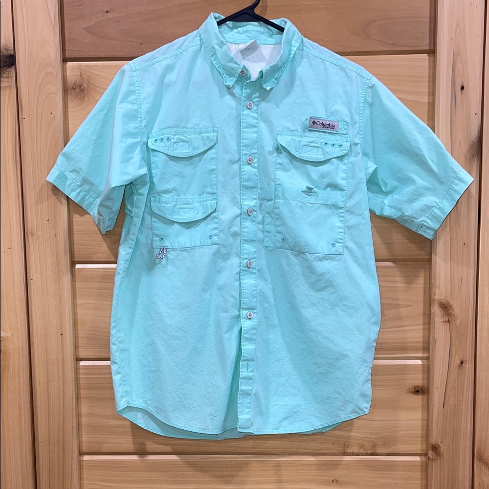 Columbia Kids Light Blue Button Down Shirt
